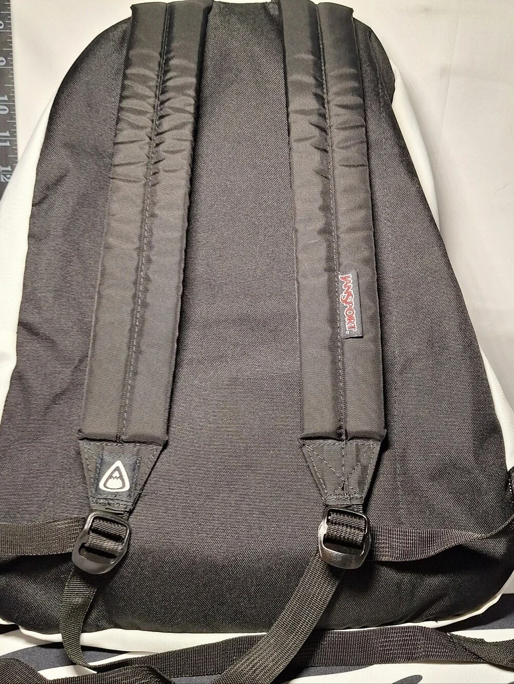 Jansport Backpack, Zebra, Black Blue White